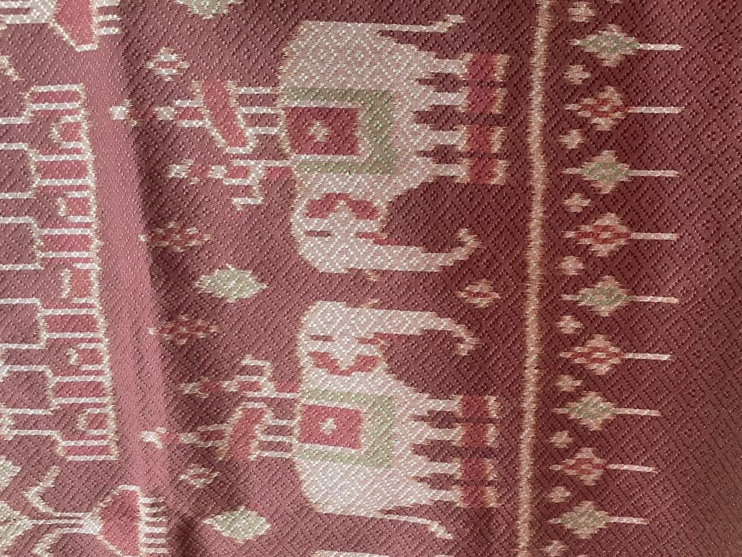 タイシルクアンティーク象手織