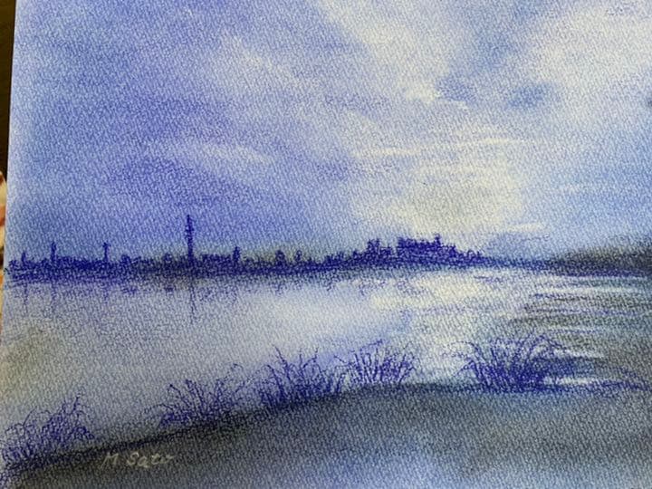 癒しの絵　パステル画