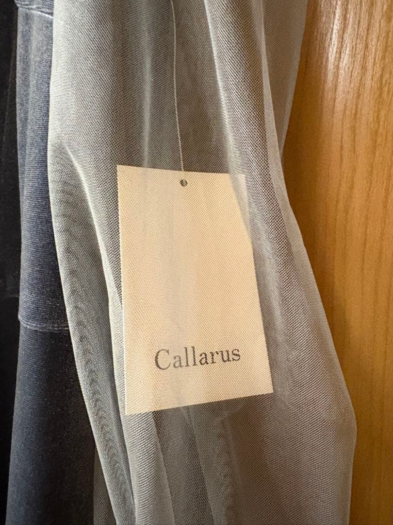 アシメデザインベロアワンピースドレス〔Callarus〕新品