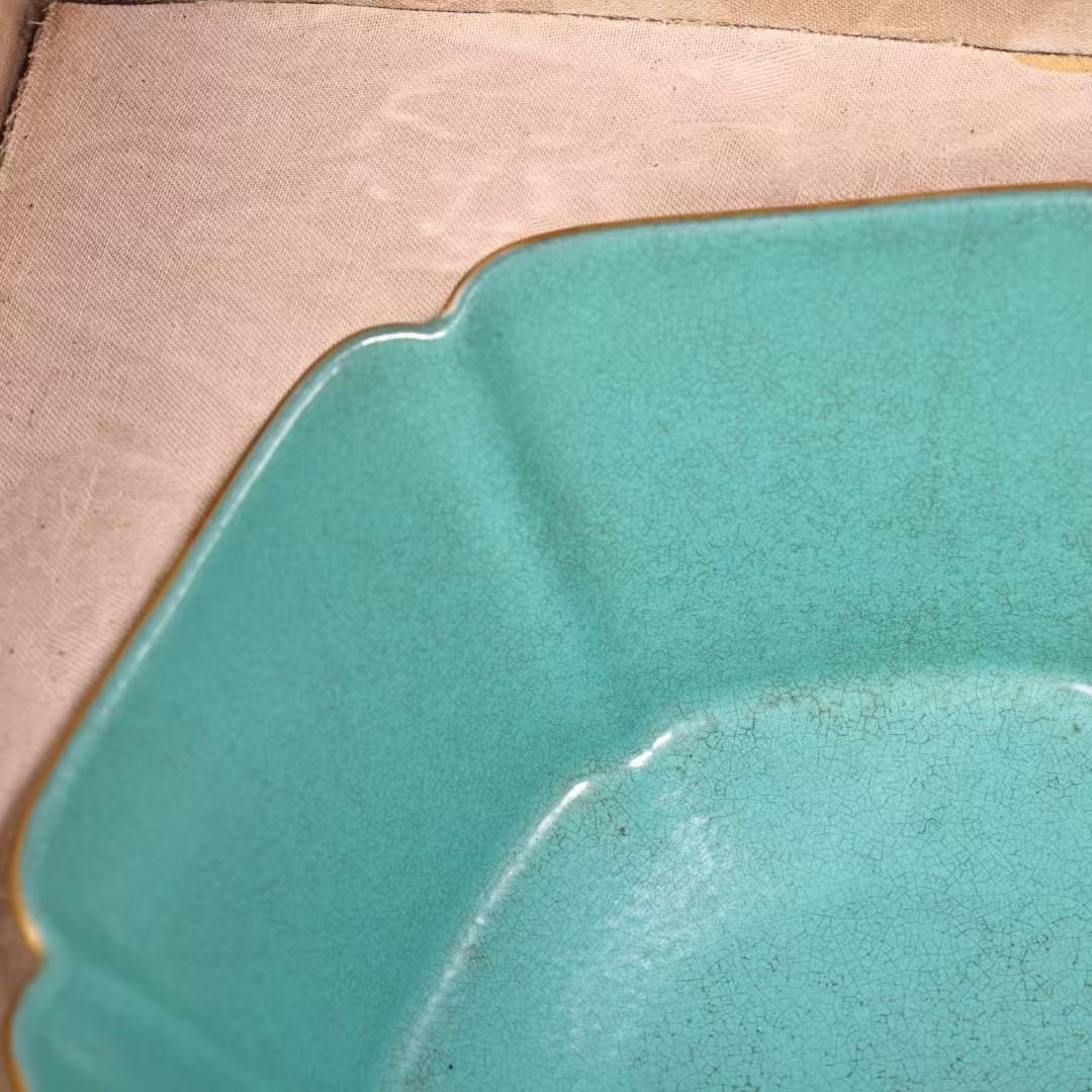 中国古美術・珍蔵七宝彩と粉彩・磁器六角碗・琺瑯彩・純手描き・箱付・置物・観賞皿