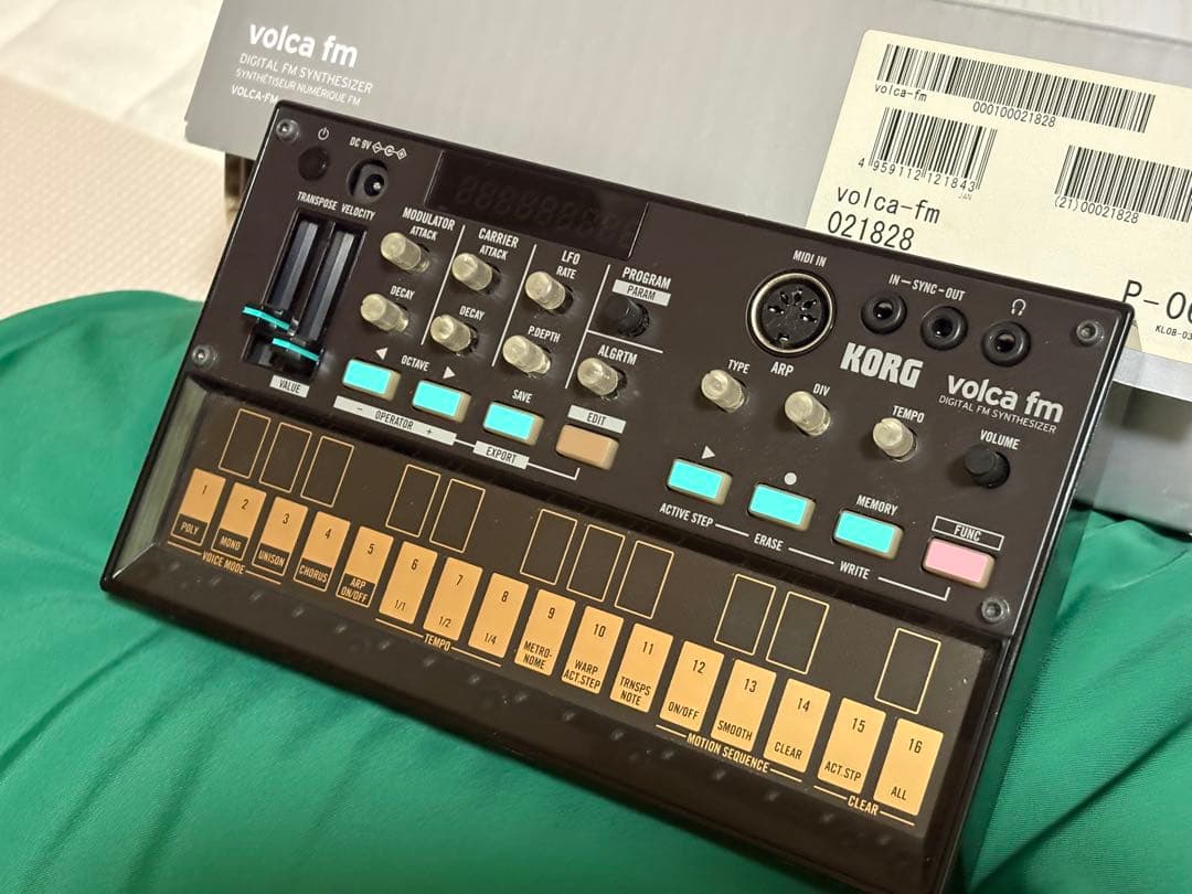 KORG volca fm 純正ACアダプターセット（動作確認済み）