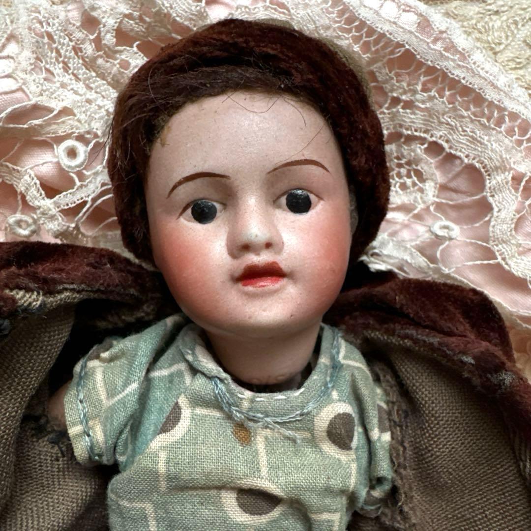 フランスアンティーク フレンチミニョネット ビスクドール ヘッド③