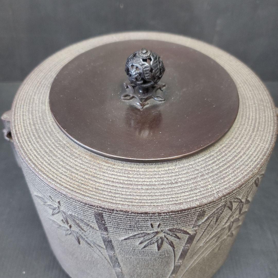 歴史的側面その2 古織部 緑釉 花紋 敷瓦 釜敷 茶道具 江戸時代 877