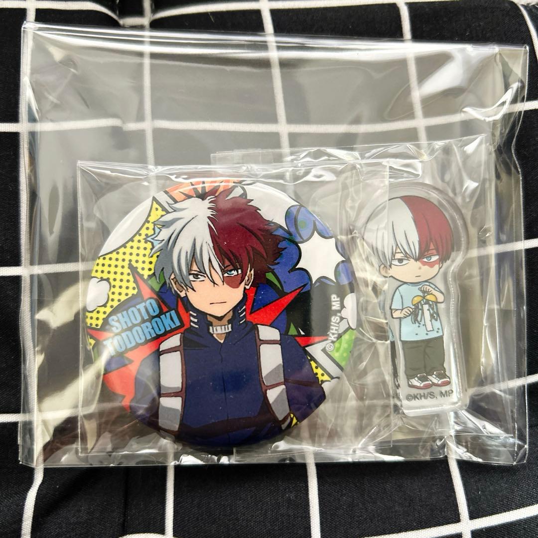 僕のヒーローアカデミア 轟焦凍 缶バッジ＆アクリルスタンド - メルカリ