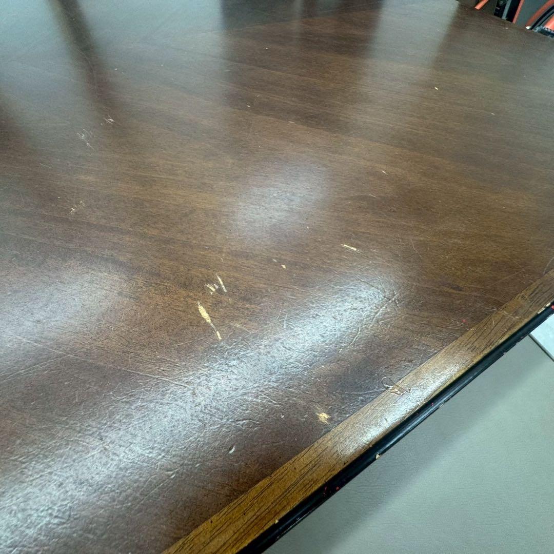 カリモク　ダイニングテーブル 回転チェア　4脚　ルスティック