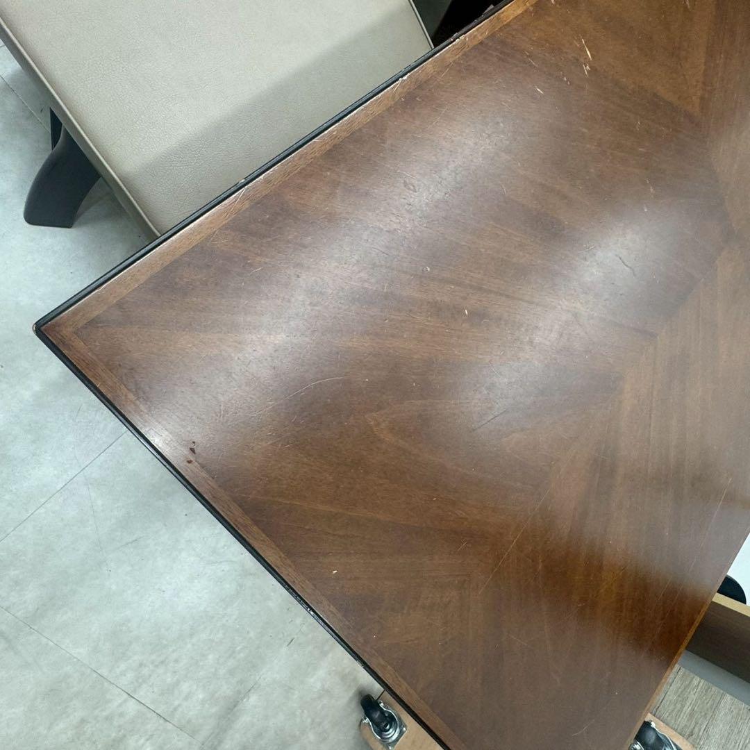 カリモク　ダイニングテーブル 回転チェア　4脚　ルスティック