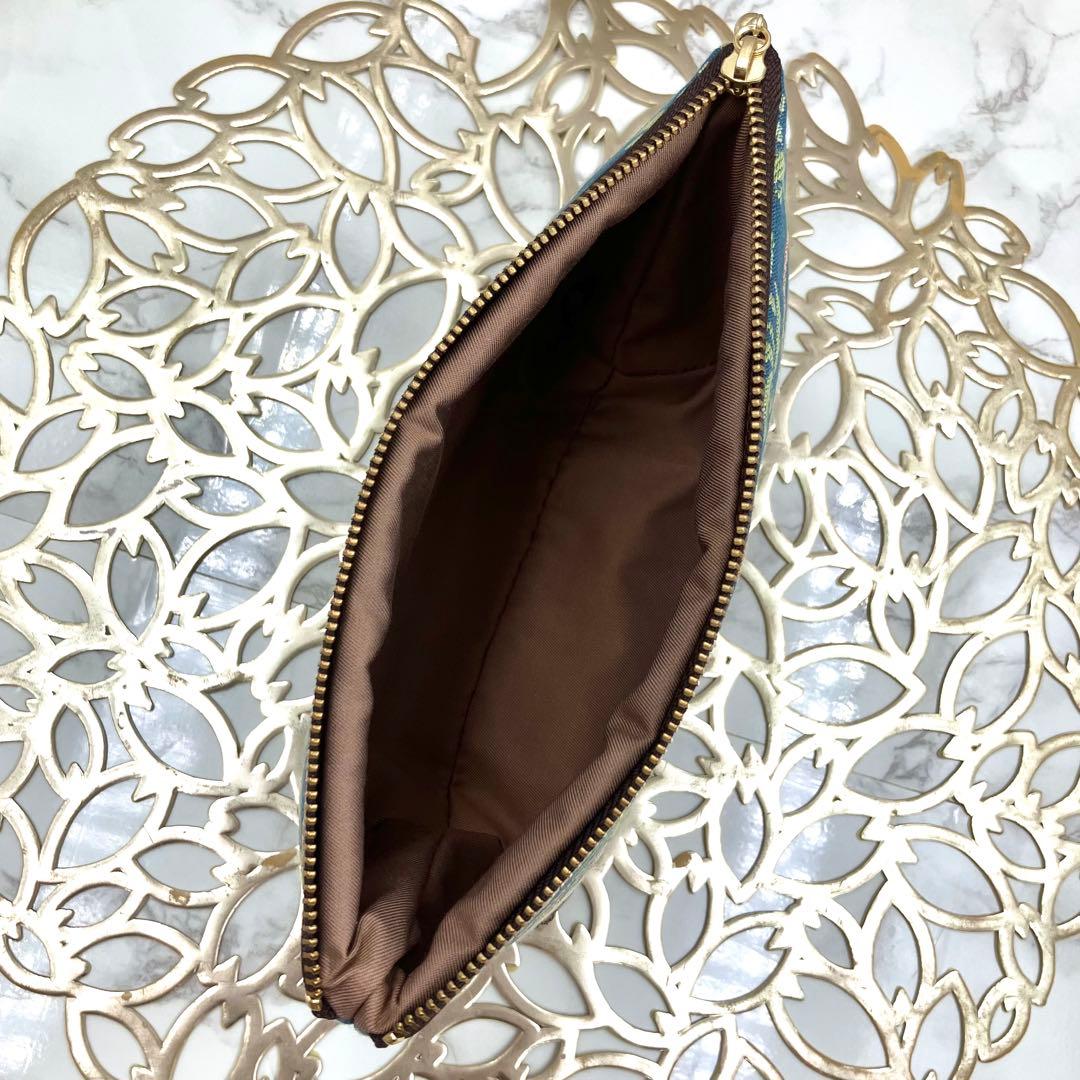 一時閉店セール【ウィリアムモリス いちご泥棒】ポケット沢山バッグ