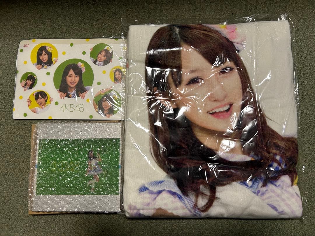 AKB48 グリコのアイスで愛実キャンペーン3セットまとめ　タオル　バスタオル等