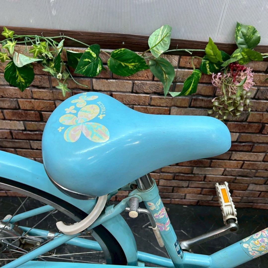 31】子供用自転車 子供車 ブリヂストン ECOPAL 水色 22インチ