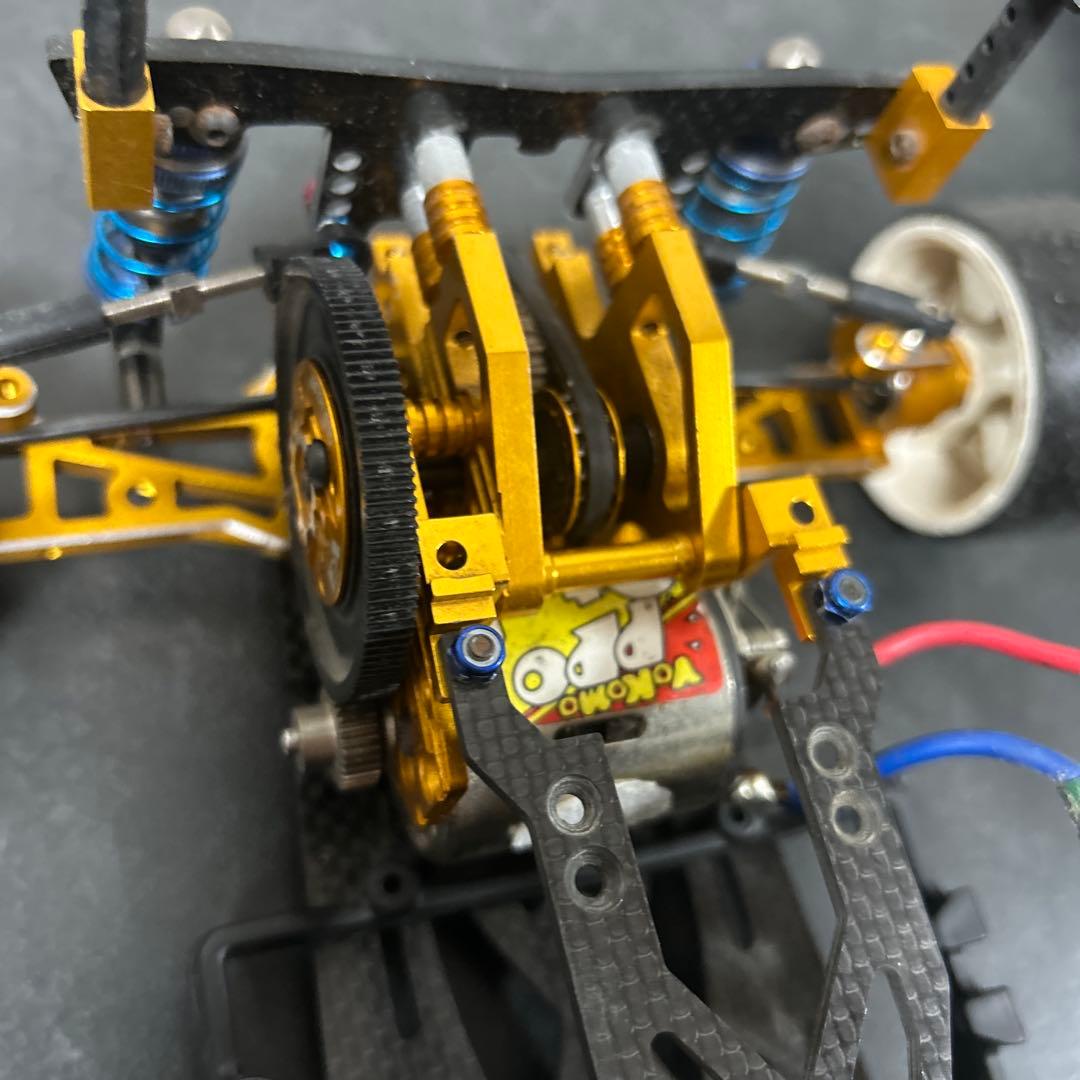 ラジドリ TA-05 VDF ゴールド 魔改造シャーシ 2駆 RWD化