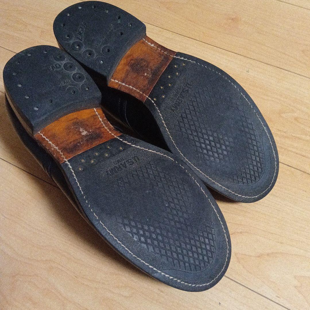 WJバズリクソンズ/ウィリアムギブソン ブラックサービスシューズ