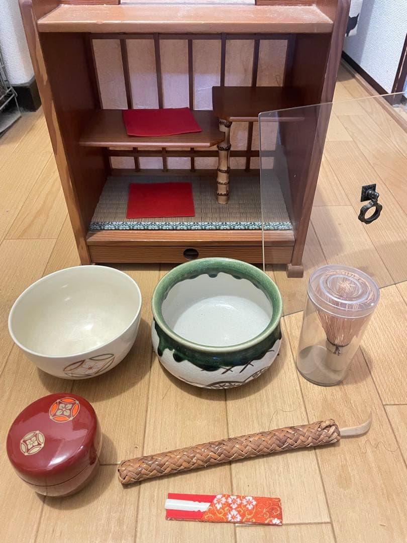 茶道具セット 伝統的和風デザイン 茶道 茶碗 柄