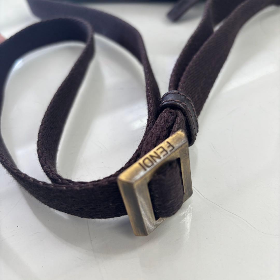 フェンディ　ズッカ柄　ミニ　ショルダーバッグ