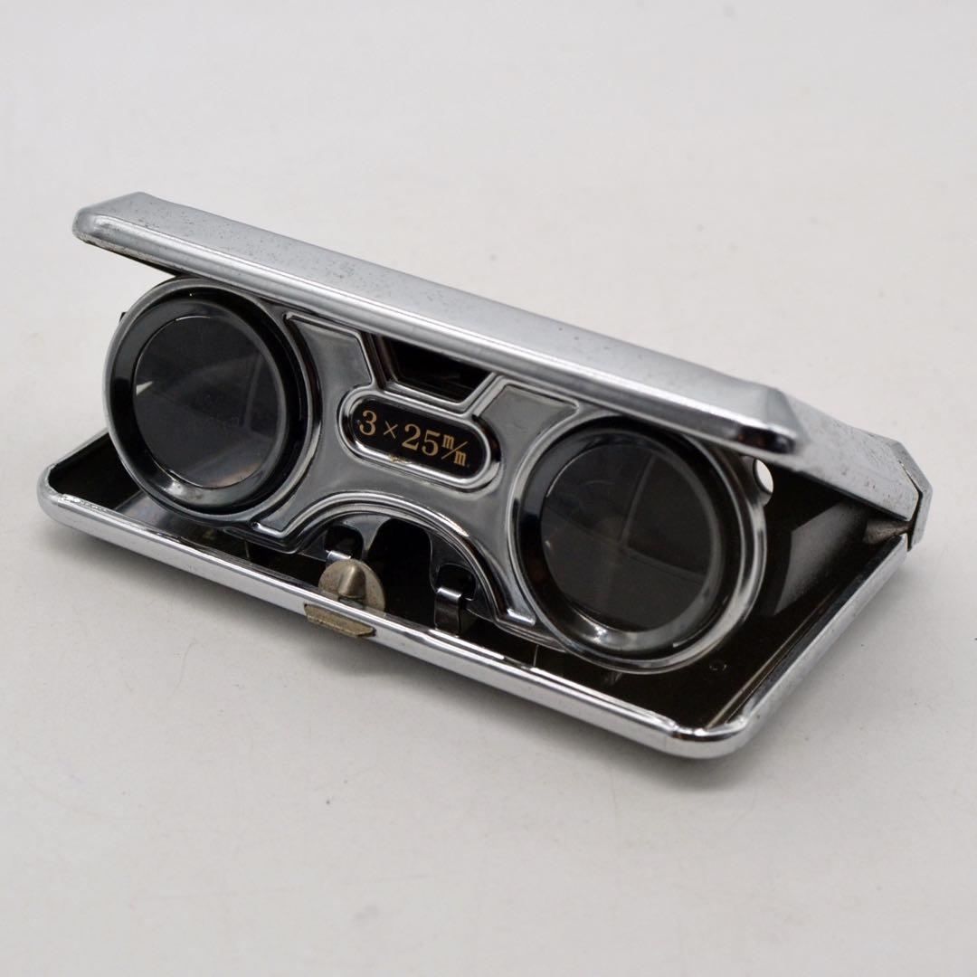昭和レトロ 折りたたみ双眼鏡 Sport Glass 3 x 25mm 日本製 - メルカリ