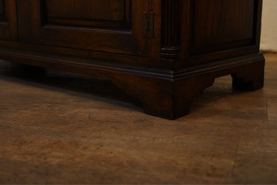 フランスアンティーク 1800年代 古木 キャビネット カウンター