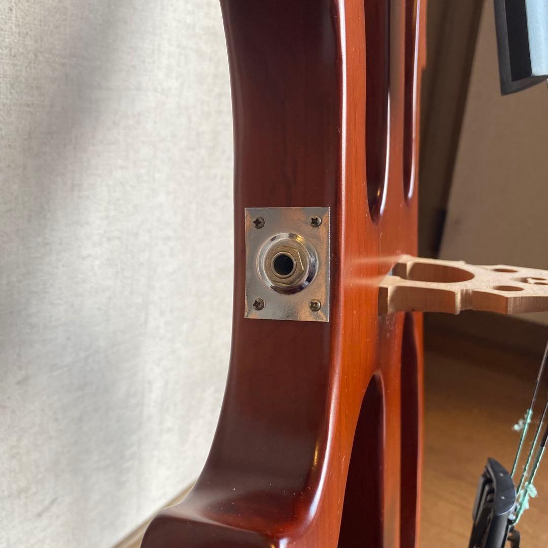 【弓・収納袋付き】エレクトリックチェロ サイレントチェロ 木製 匿名配送