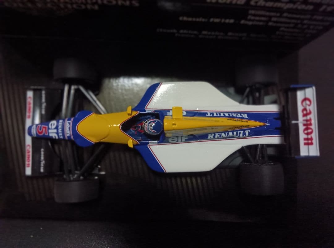 1/43 ミニチャンプス　ウイリアムズ　FW14B マンセル　チャンピオンBOX
