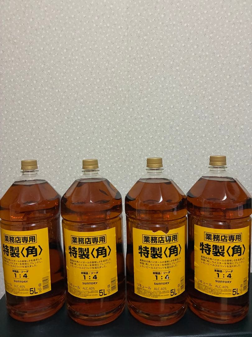 サントリー 特製角ウイスキー 5L 4本セット