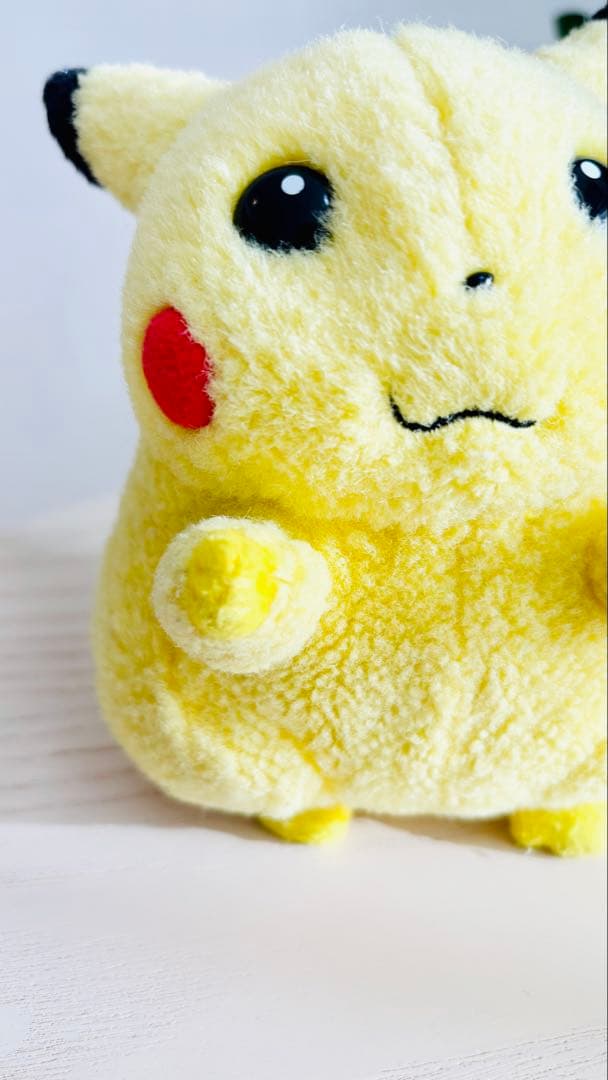 初期ピカチュウ　ぬいぐるみTOMY 顔バランス良 紙タグあり 動作確認済み