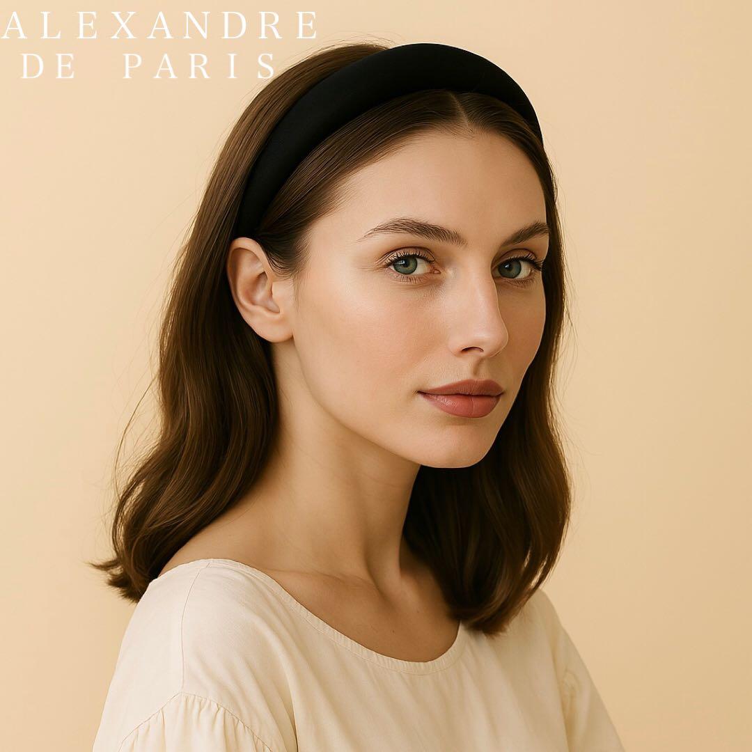 カデナさん専用 ALEXANDRE DE PARIS ブラックヘアバンド