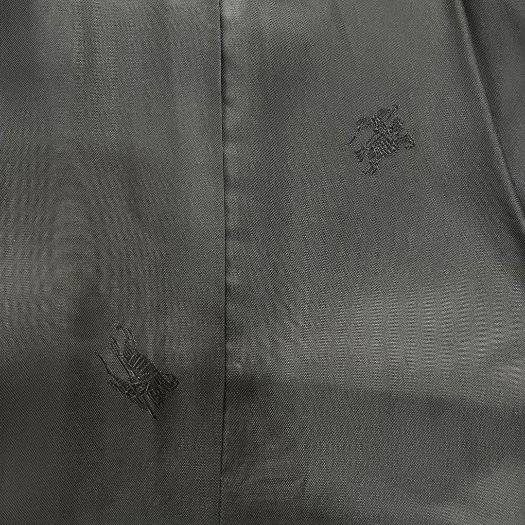 美品】 バーバリー ステンカラーコート M相当 カシミヤ ブラック