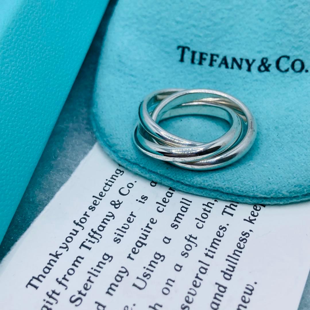 g*o様 最終値下げ！　ティファニー リング インターロッキング 3連　AG92