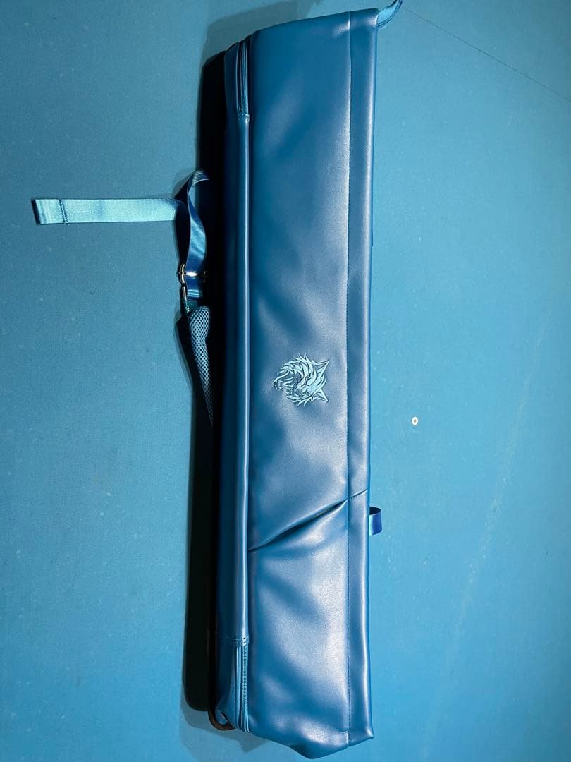 【激安】キューケース 4バット5シャフト 水色 ビリヤード