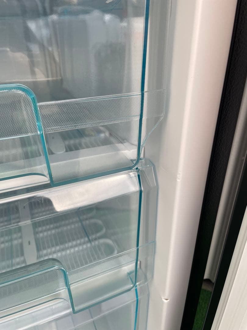 923 アイリスオーヤマ おしゃれブラック 大きめ2ドア冷蔵庫 スリム幅 大容量