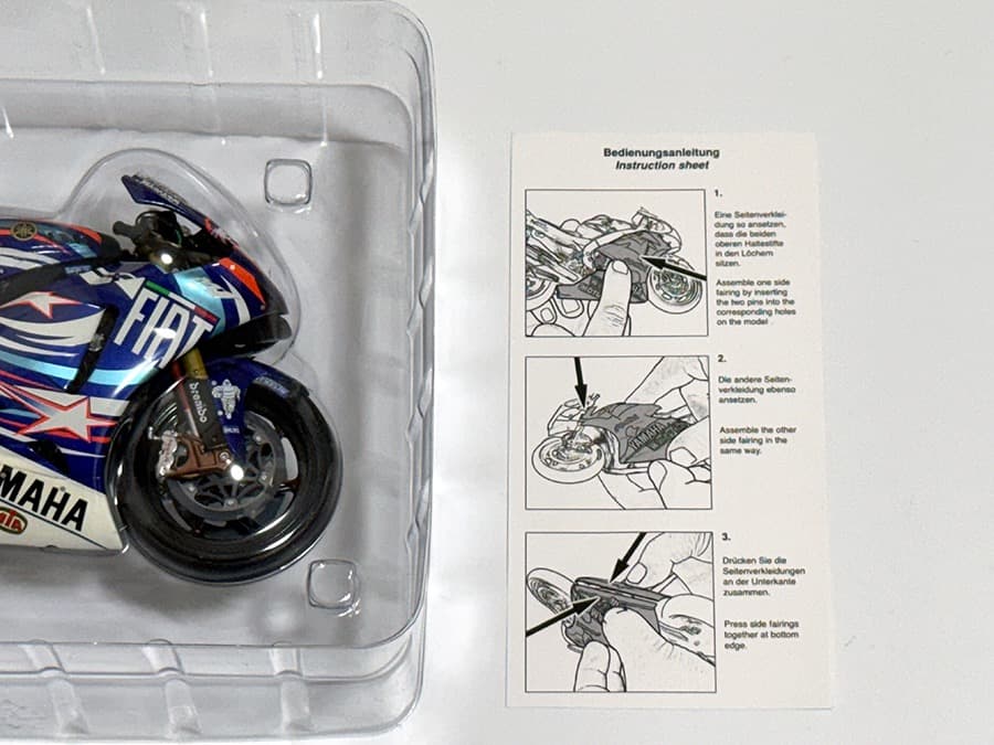 ミニチャンプス 1/12 ヤマハ YZR-M1 2007 LAGUNA SECA