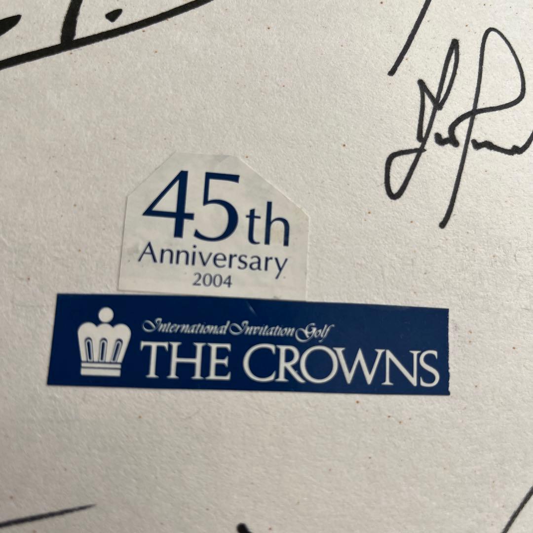 第45回中日クラウンズ　　直筆サイン色紙