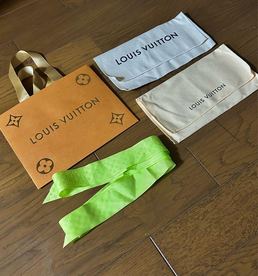 ルイヴィトン プレゼント用に 空き箱 紙袋 リボン カード 布袋 セット 13