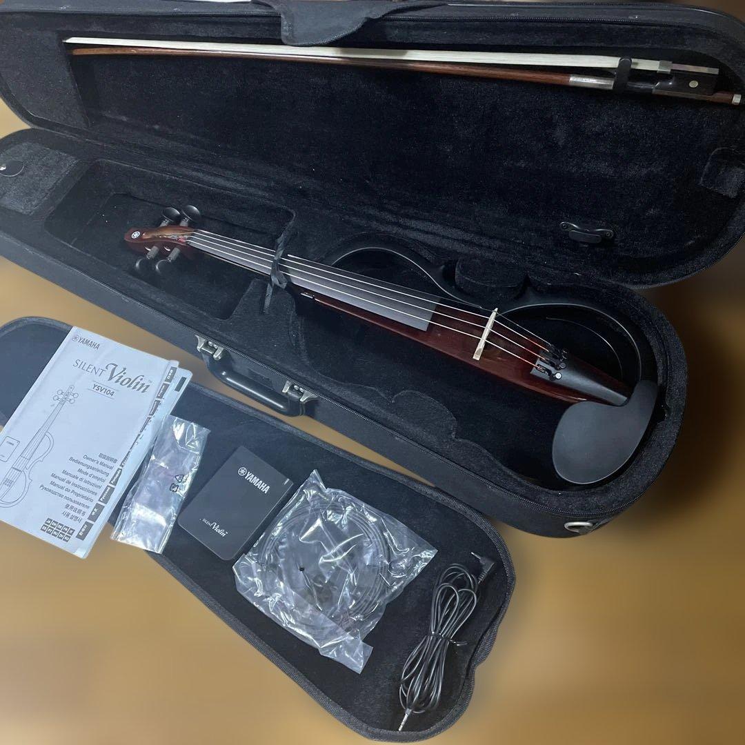 YAMAHA サイレントバイオリン YSV104 弓・ケース付 - メルカリ
