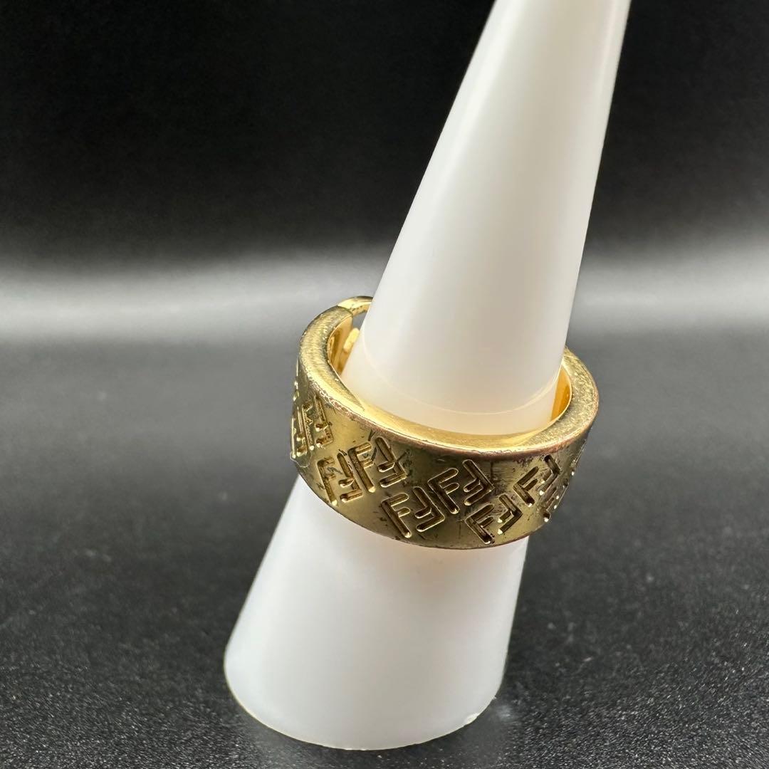 極美品✨　FENDI　フェンディ　リング　指輪　エフイズ　ゴールド　1568