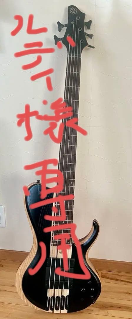 5弦ベースWeathered Black Low Gloss アイバニーズ Ibanez BTB865SC 5-String Electric Bass Weathered Black Low Gloss