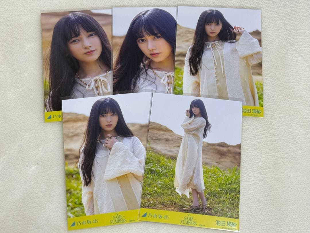 乃木坂46 生写真 コンプ same numbers 個別 5種 池田瑛紗 - メルカリ