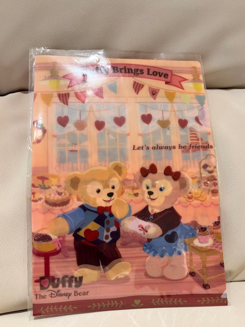 新品 ダッフィー シェリーメイ クリアファイル 東京ディズニーシー