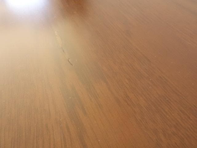 飛騨産業　ダイニングテーブル1500　アンティーク　天板のみ再塗装　USED