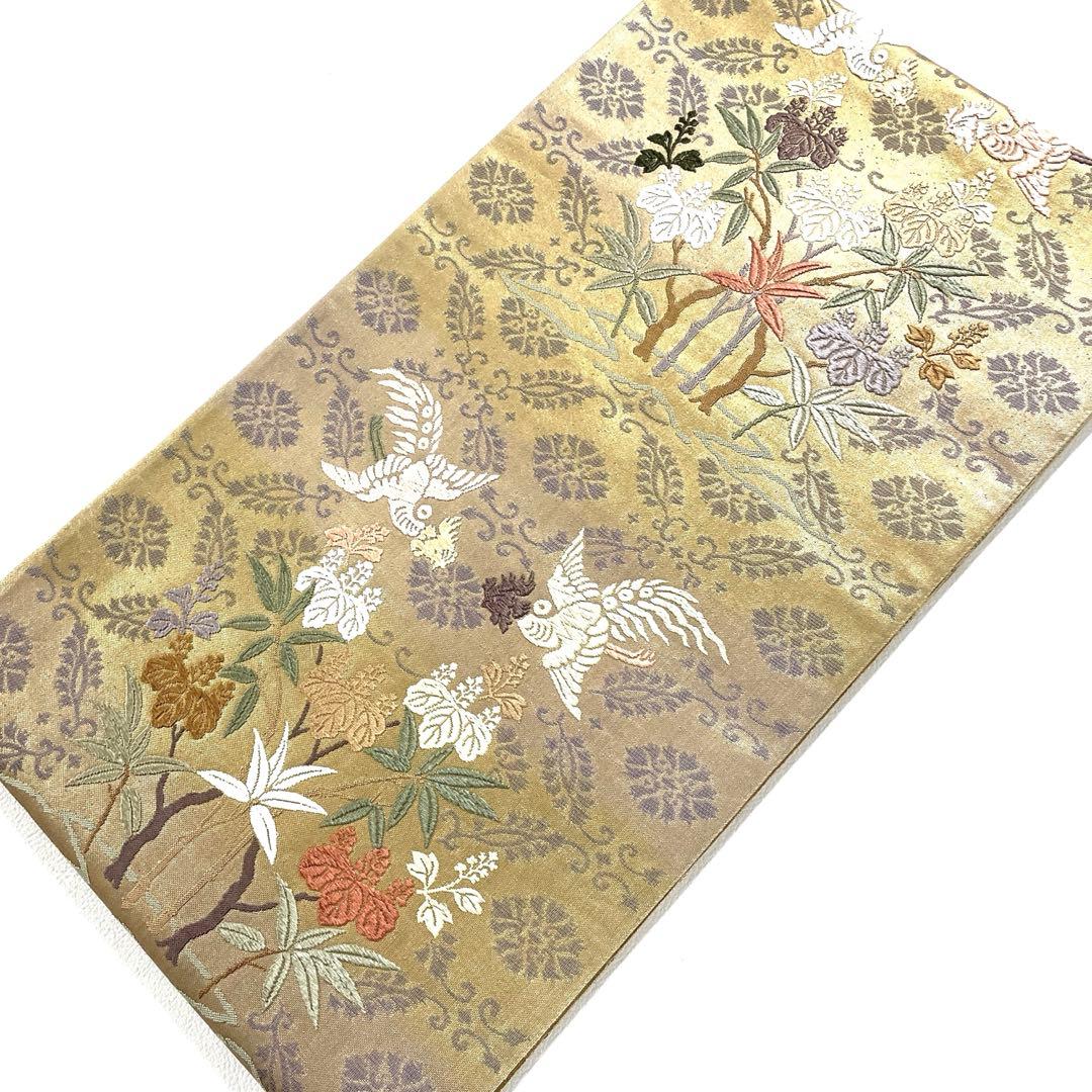 帯5969 ○高級 正絹 透文紗 六通 袋帯 - メルカリ