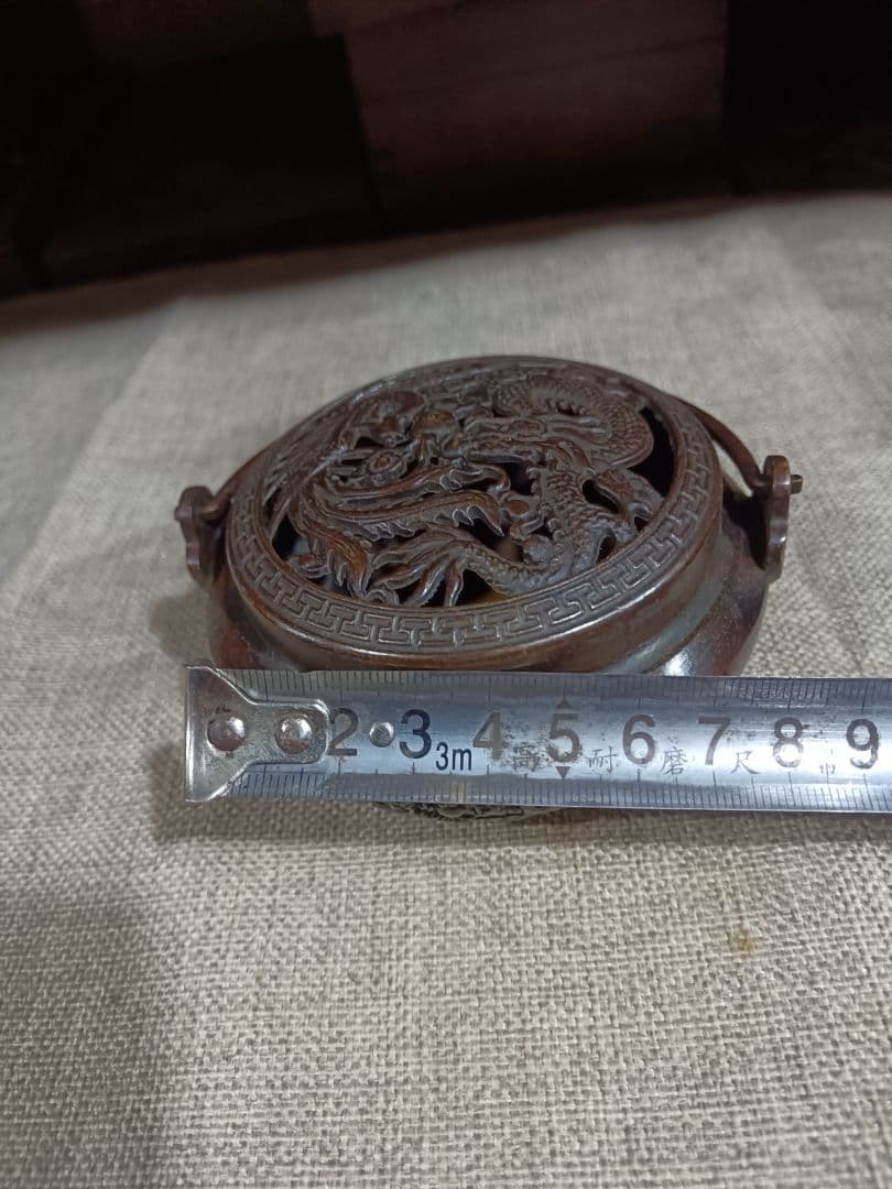 銅器 手炉暖 手炉 香炉 香篆身辺手暖炉 檀香 装飾品 工芸品