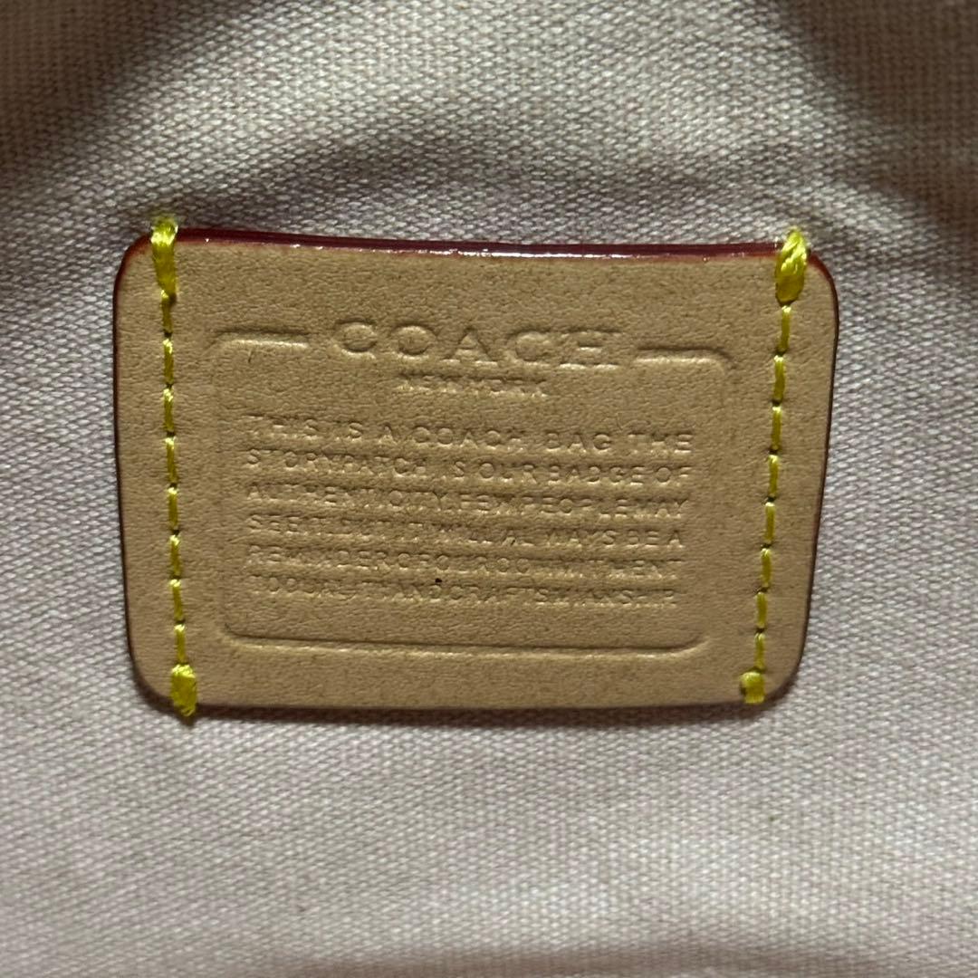 美品✨️コーチ ワンショルダーバッグ タビー シグネチャーデニム レザー