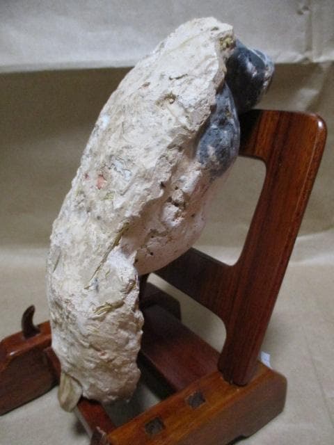 塑像女子俑頭部　Q19-1