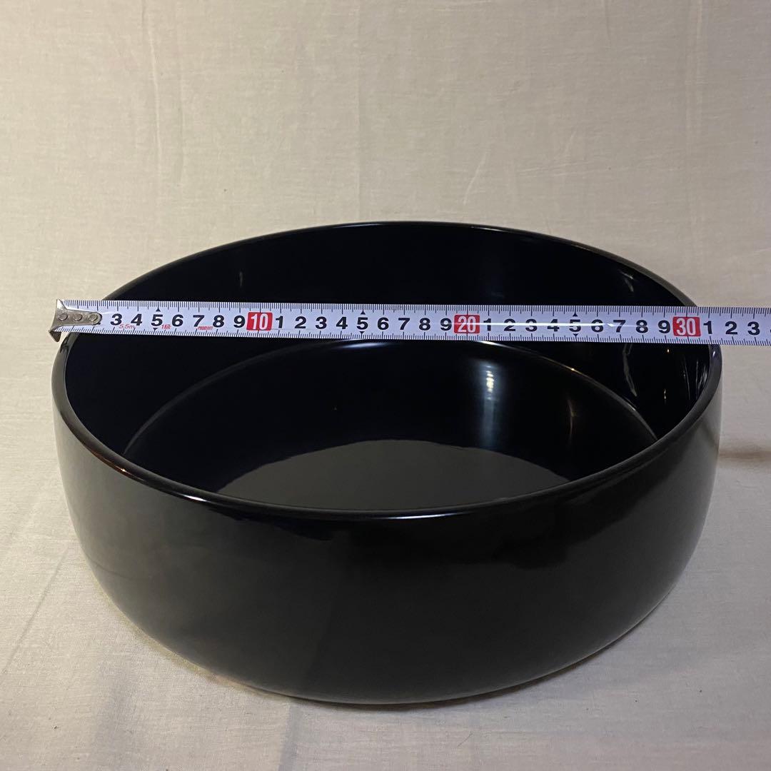 輪島塗　お櫃　茶道具　鶉　ウズラ　柘榴　ザクロ　沈金　木製　漆器　黒