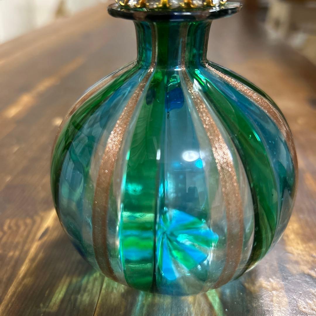 Linea Valentina 高級ヴェネチアガラス 金彩 ムラーノガラス 香水