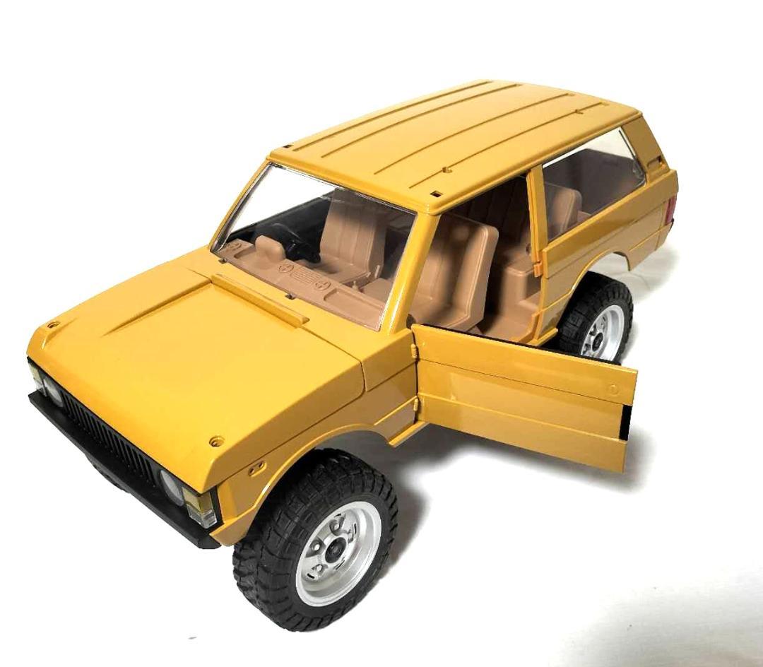 MN 168 1/12 初代レンジローバーSUVラジコンクローラー YELLOW