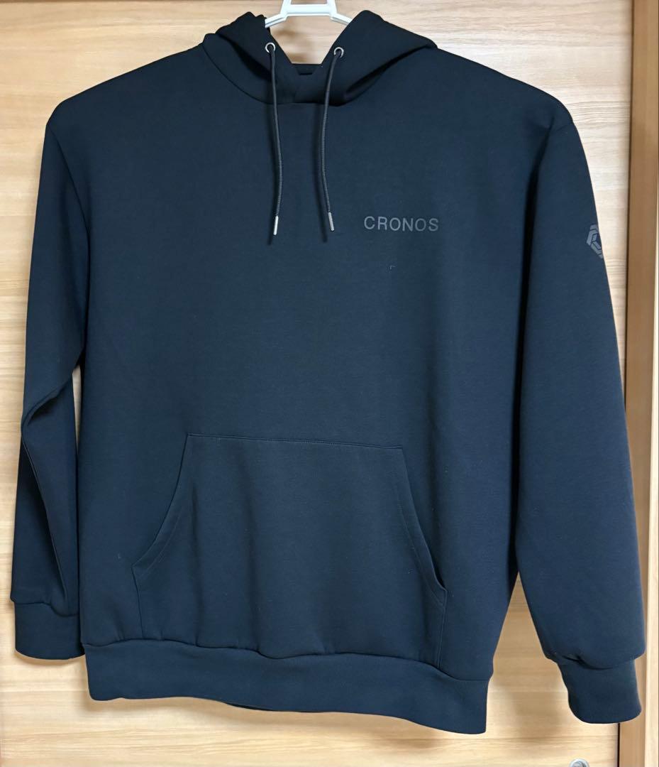 CRONOS CIRCLE LOGO HOODIE BLACK クロノス