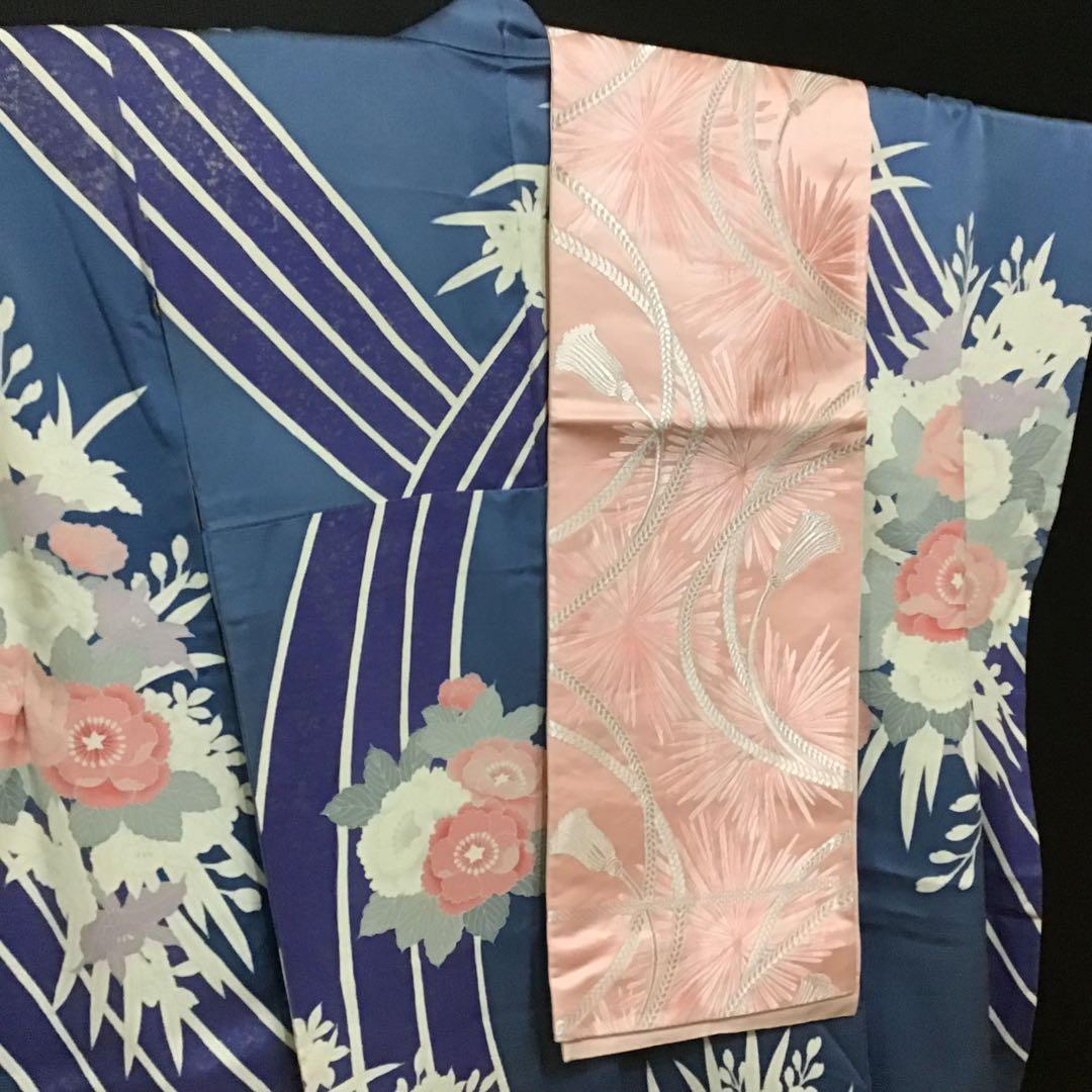 正絹 振袖 長襦袢 袋帯セット 豪華振袖 576-6