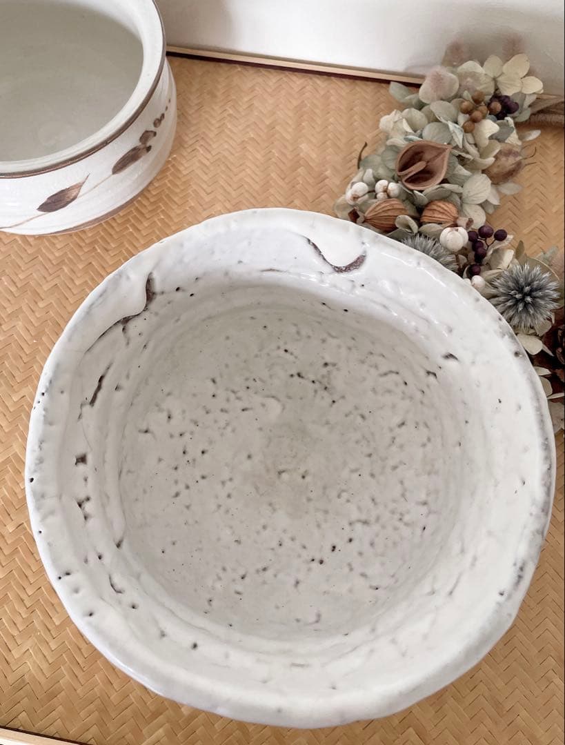 萩焼 山根清玩 鬼萩 割高台 新品 光彩庵 抹茶碗 陶器 茶器 茶道 - メルカリ