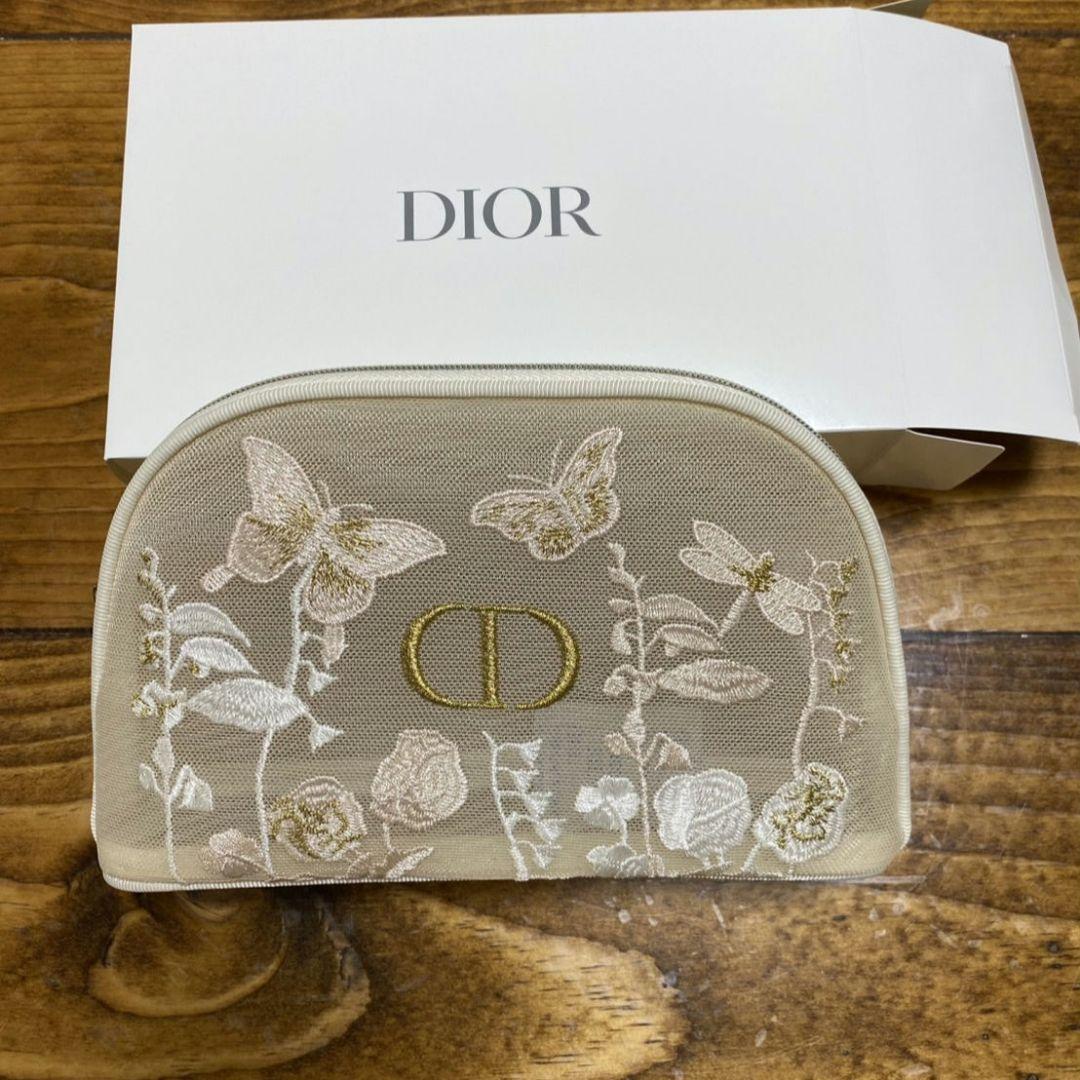 Dior マザーズデイ ディオールオリジナルポーチ 刺繍ポーチ ノベルティ