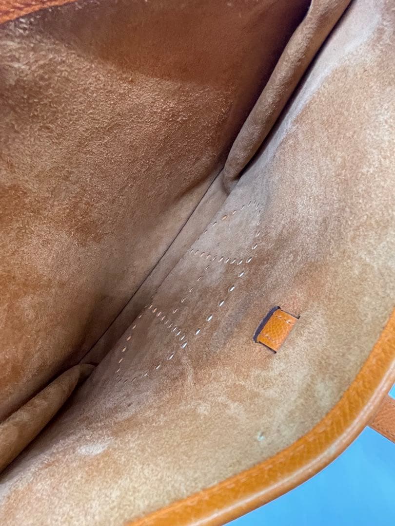 HERMES エルメス エヴリン PM ゴールド □J刻印 ショルダーバッグ