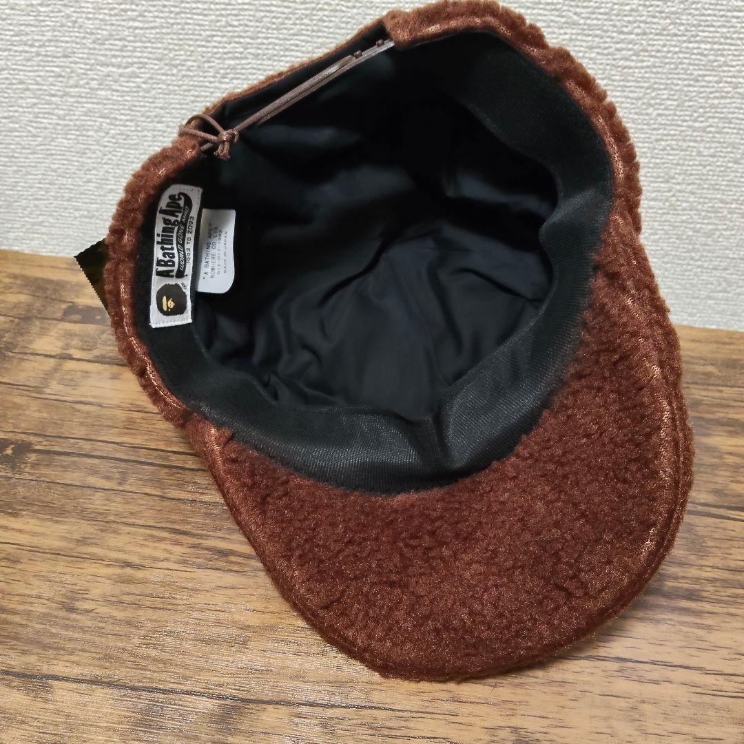 APE BAPE MILO FACE ボア フリース キャップ ポンポン付 新品 - メルカリ